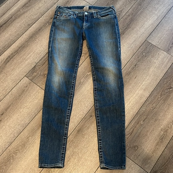 True Religion Women's Skinny Jeans - Blue - Picture 8 of 8